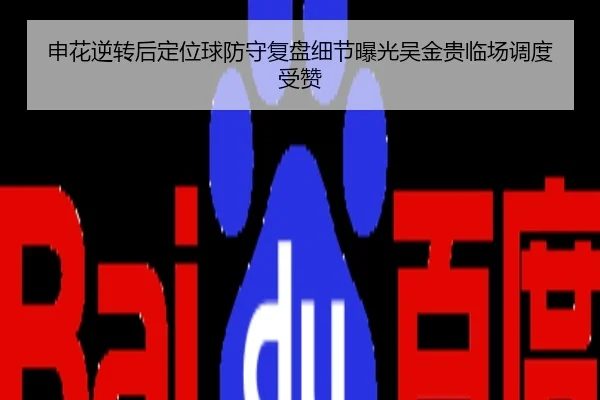 申花逆转后定位球防守复盘细节曝光吴金贵临场调度受赞